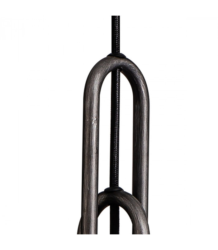 Yorktown Linear Ceiling Pendant 3 Light E27 With Various Glasses Aged Pewter Petrol Blue Matt Black-5