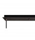 Yorktown Linear Ceiling Pendant 3 Light E27 With Various Glasses Aged Pewter Petrol Blue Matt Black-7