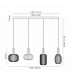 Yorktown Linear Ceiling Pendant 4 Light E27 With Various Glasses Brass Gold Opal Matt Black-2