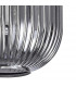 Yorktown Linear Ceiling Pendant 4 Light E27 With 20cm Tubular Ribbed Glass Aged Pewter Champagne Smoked Matt Black-6