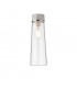 Freedom Ceiling Lamp E27 With Large Clear Cylindrical Cone Glass White Marble Clear-1