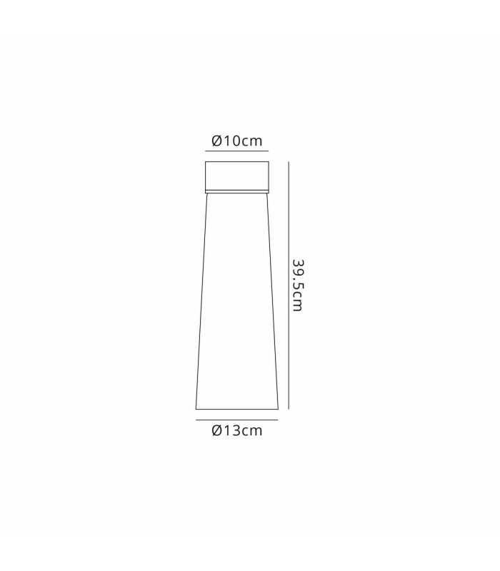 Freedom Ceiling Lamp E27 With Large Clear Cylindrical Cone Glass White Marble Clear-2
