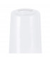 Freedom Ceiling Lamp E27 With Large Clear Cylindrical Cone Glass White Marble Clear-9