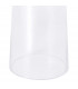 Freedom Ceiling Lamp E27 With Large Clear Cylindrical Cone Glass White Marble Clear-10