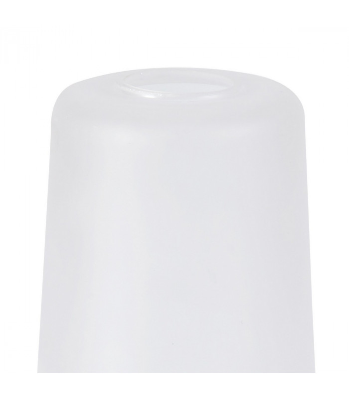 Freedom Ceiling Lamp E27 With Small Opal Cylindrical Cone Glass Teak Opal Matt Black-9
