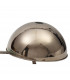 Dresden Flush Ceiling Lamp E27 With Round 31cm Metal Shade Antique Brass Polished Nickel Frosted White-4