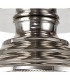 Dresden Flush Ceiling Lamp E27 With Flat Round 30cm Glass Shade Polished Nickel Clear-9