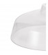 Dresden Flush Ceiling Lamp E27 With Flat Round 30cm Glass Shade Matt Black Clear-5