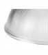 Dresden 2 Light Semi Flush Ceiling Lamp E27 With Dome 38cm Glass Shade Matt Black Clear-5