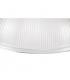 Dresden 2 Light Semi Flush Ceiling Lamp E27 With Dome 38cm Glass Shade Matt Black Clear-6
