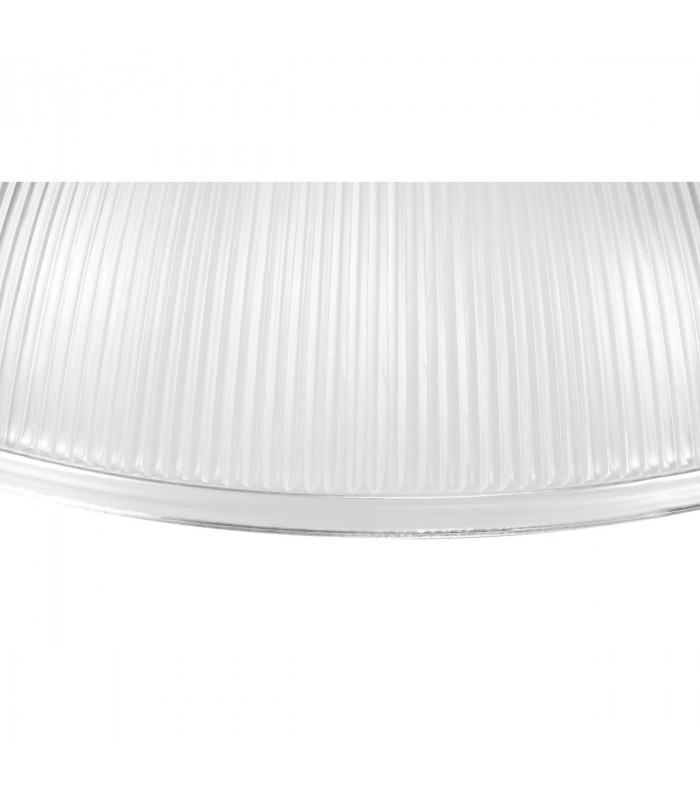 Dresden 2 Light Semi Flush Ceiling Lamp E27 With Dome 38cm Glass Shade Matt Black Clear-6