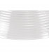 Dresden 2 Light Semi Flush Ceiling Lamp E27 With Round 33.5cm Prismatic Effect Glass Shade Matt Black Clear-6