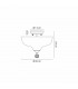 Dresden 2 Light Semi Flush Ceiling Lamp E27 With Flat Round 30cm Glass Shade Antique Brass Clear-2