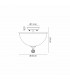 Dresden 2 Light Semi Flush Ceiling Lamp E27 With Dome 30cm Glass Shade Graphite Clear-2