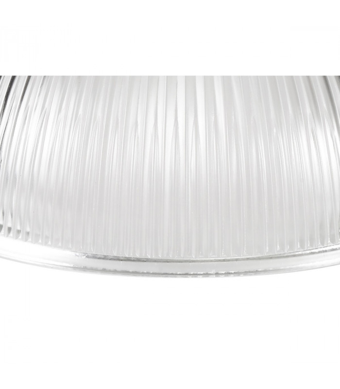 Dresden 2 Light Semi Flush Ceiling Lamp E27 With Dome 30cm Glass Shade Graphite Clear-6