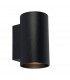 Sandy Round Up & Down Wall Lamp Black 2x GU10