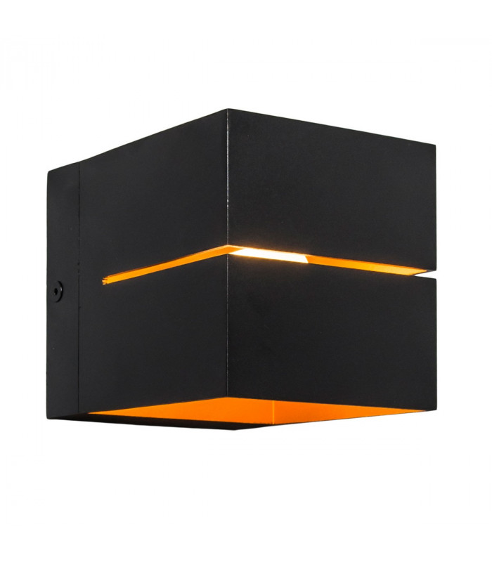 Transfer Up & Down Wall Lamp Black Gold 1x G9
