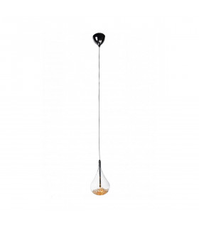 Perle Globe Pendant Ceiling Light Glass 1x G4