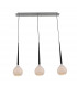 Libra Bar Pendant Ceiling Light White 3x E14