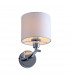 Carmen Wall Lamp with Shade Beige 1x E14