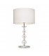 Rea Table Lamp with Round Shade White 1x E27