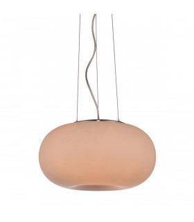 Inez Globe Pendant Ceiling Light White 3x E27