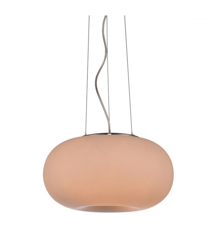 Inez Globe Pendant Ceiling Light White 3x E27