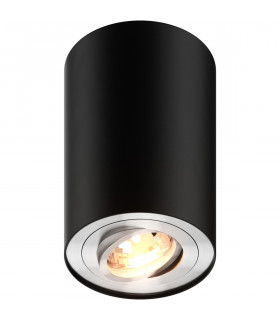 Rondoo Surface Mounted Downlight Black 1x GU10
