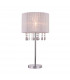 Leta Table Lamp with Round Shade White 1x E27