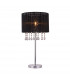 Leta Table Lamp with Round Shade Black 1x E27