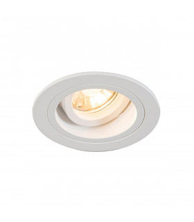 Chuck Round Recessed Downlight White 1x GU10
