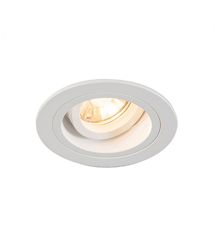 Chuck Round Recessed Downlight White 1x GU10