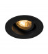 Chuck Round Recessed Downlight Black 1x GU10