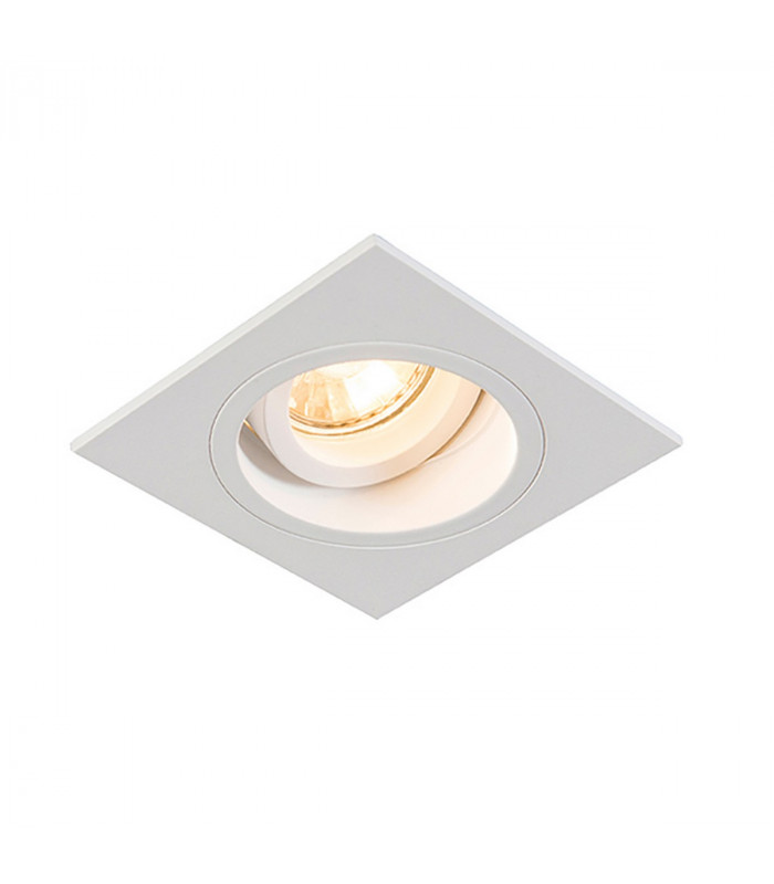 Chuck Square Recessed Downlight White 1x GU10