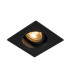 Chuck Square Recessed Downlight Black 1x GU10