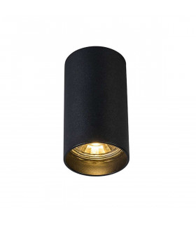 Tuba Surface Mounted Downlight Black 1x GU10