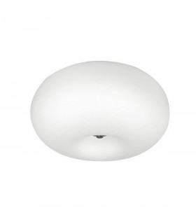 Inez Globe Ceiling Light White 2x E27