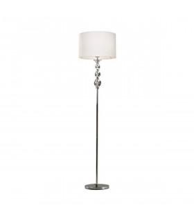 Rea Floor Lamp with Shade White 1x E27