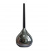 Libra Dome Pendant Ceiling Light Silver 1x E14