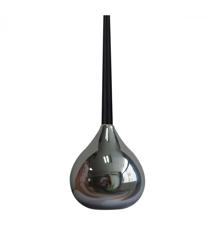 Libra Dome Pendant Ceiling Light Silver 1x E14