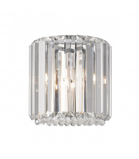 Prince Crystal Wall Lamp Silver 1x G9