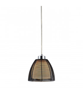 PicoSmall Dome Pendant Ceiling Light Black 1x E27