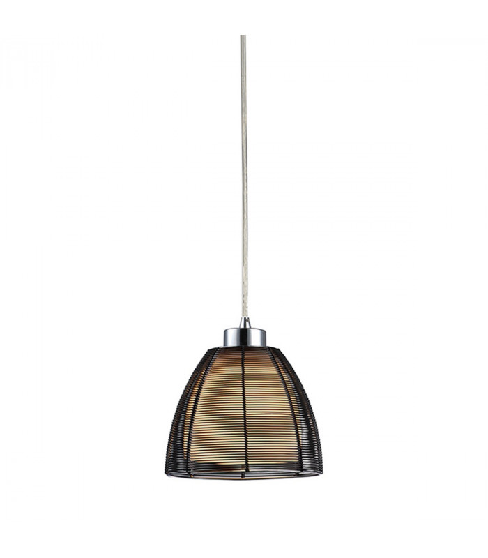 PicoSmall Dome Pendant Ceiling Light Black 1x E27