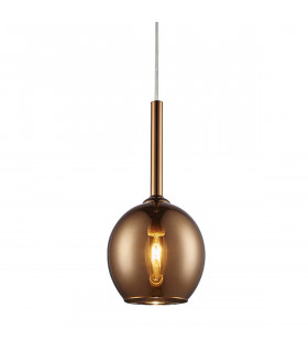 Monic Dome Pendant Ceiling Light Copper 1x E14