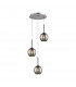 Monic Cluster Pendant Ceiling Light Chrome 3x E14