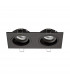 Chuck Recessed Downlight Black 2x GU10