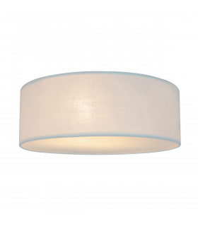Clara 40cm Cylindrical Ceiling Light White 2x E14