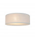 Clara 30cm Cylindrical Ceiling Light White 2x E14