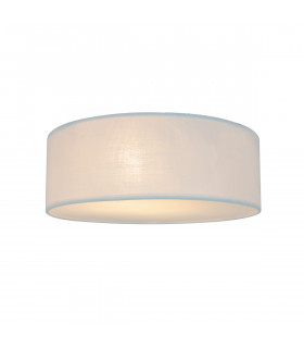 Clara 30cm Cylindrical Ceiling Light White 2x E14