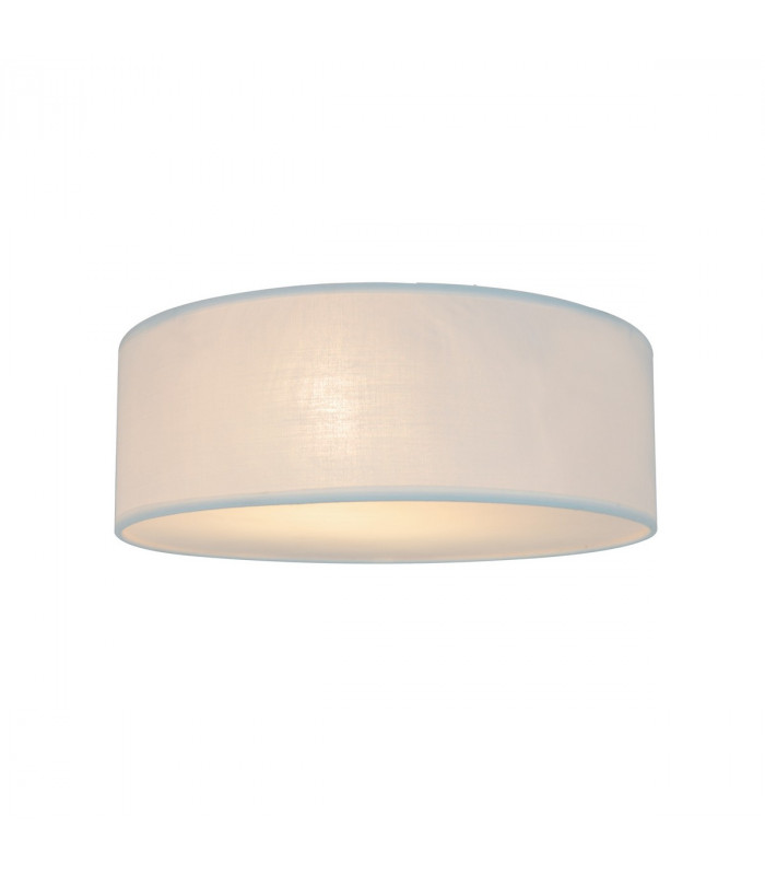 Clara 30cm Cylindrical Ceiling Light White 2x E14